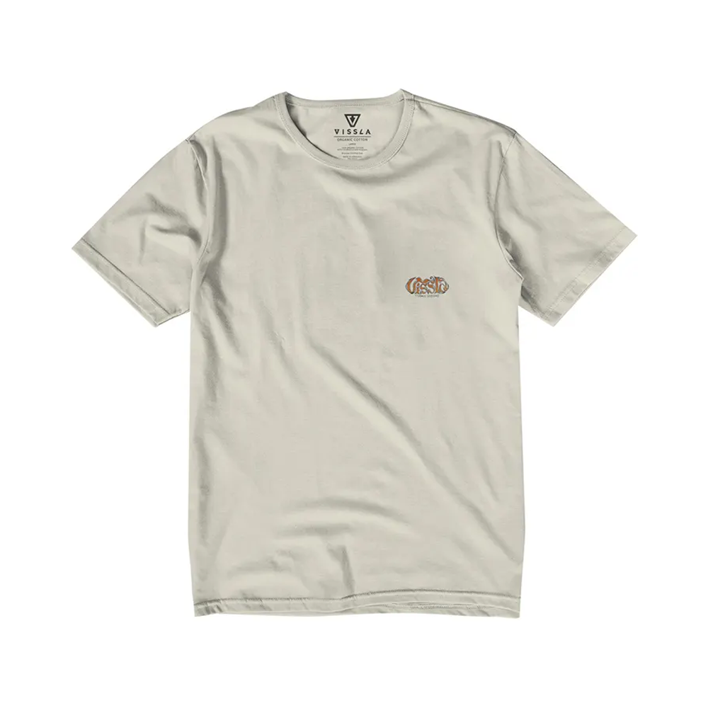 VISSLA VISUALS ORGANIC TEE SS - BONE