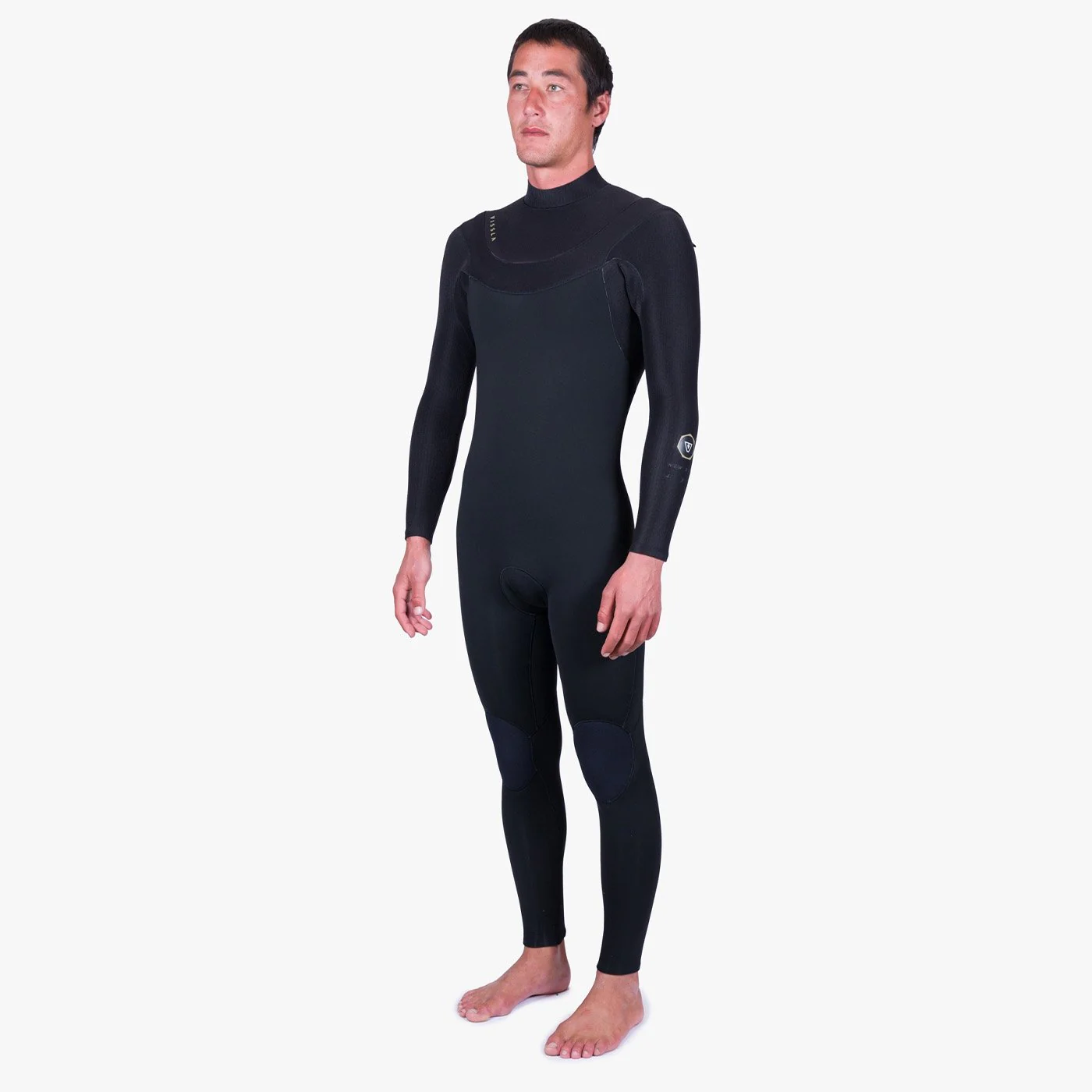 VISSLA MENS NEW SEAS 3/2MM U ZIP 2026 - BLACK