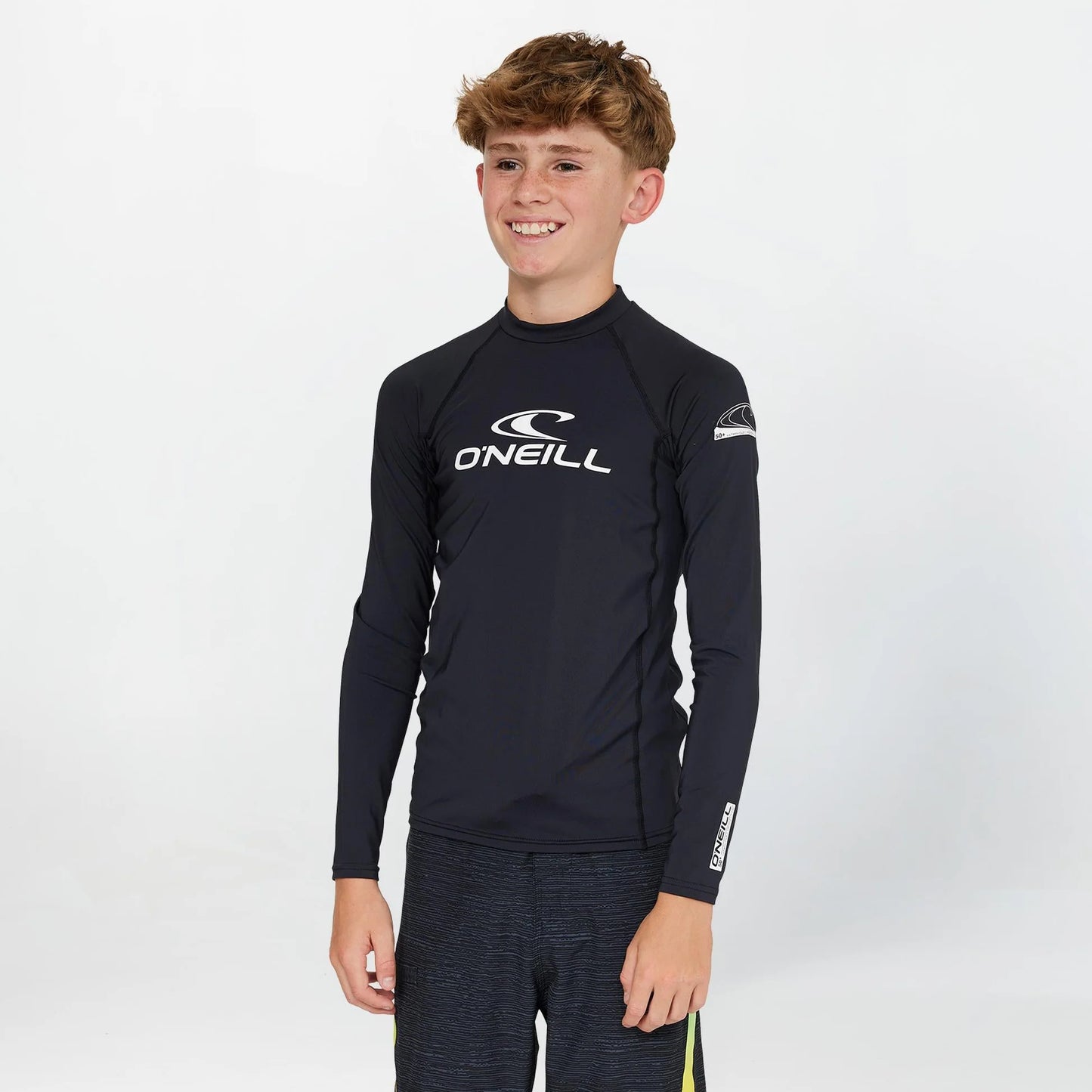 O'NEILL YOUTH BASIC LS RASH VEST - BLACK