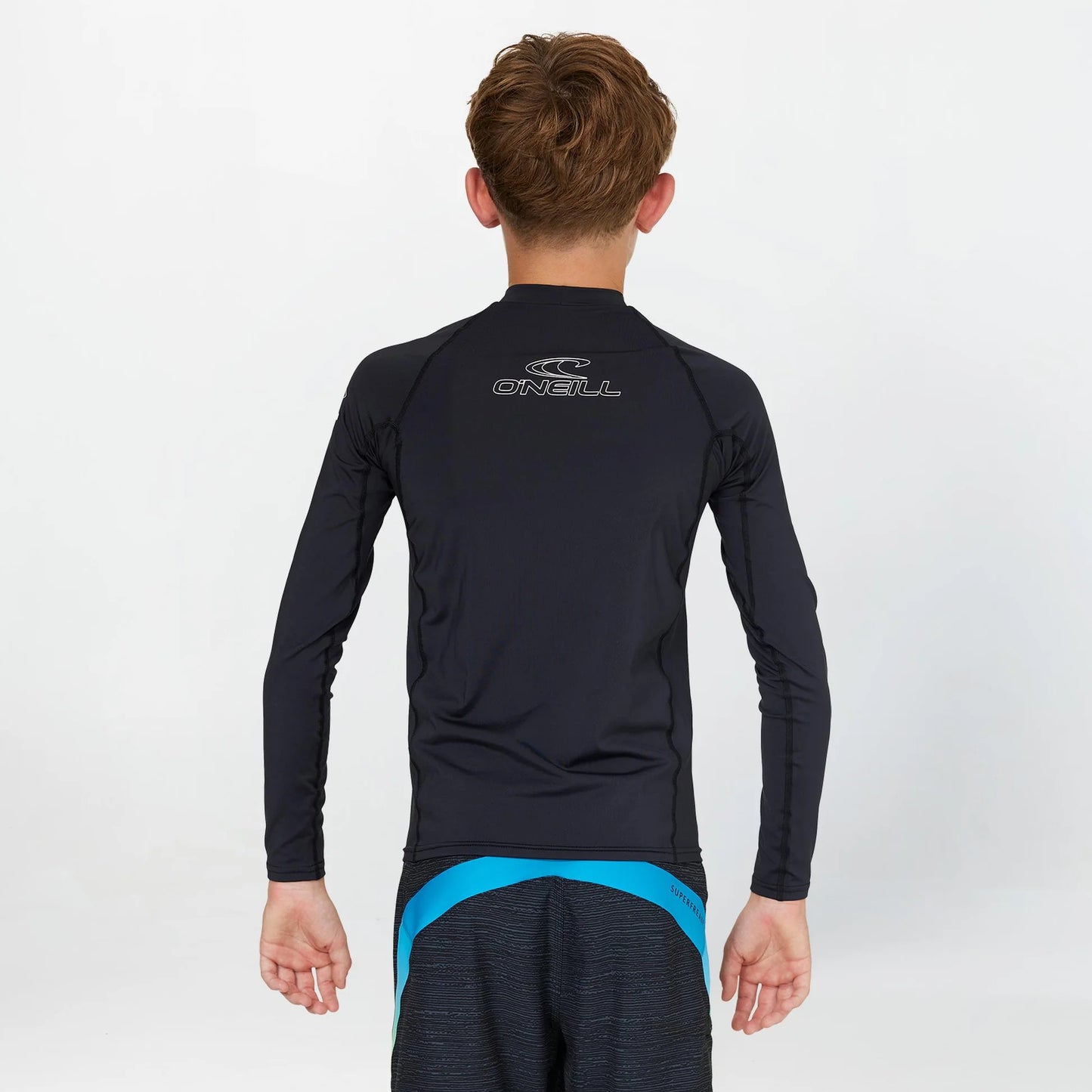 O'NEILL YOUTH BASIC LS RASH VEST - BLACK