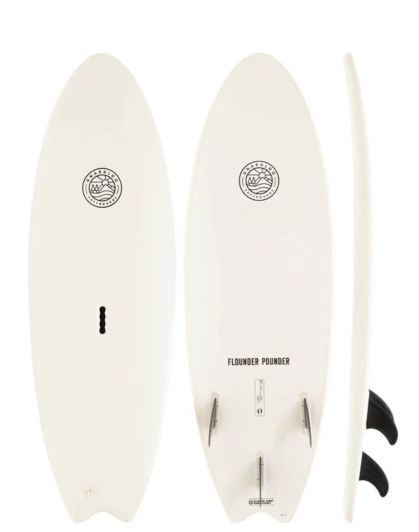 GNARALOO FLOUNDER POUNDER SOFTBOARD 6'6" 59L
