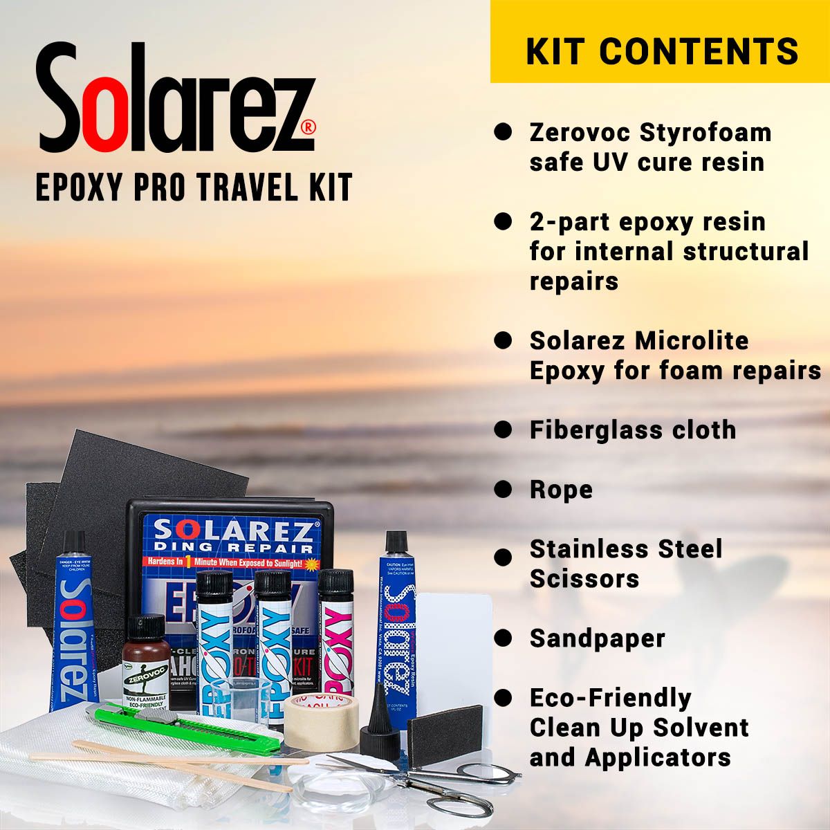 SOLAREZ EPOXY PRO TRAVEL REPAIR KIT