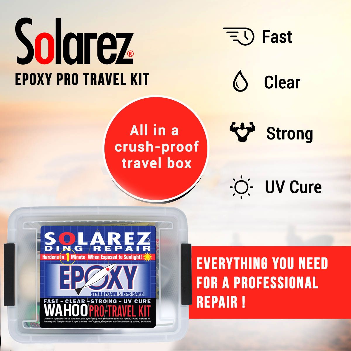 SOLAREZ EPOXY PRO TRAVEL REPAIR KIT