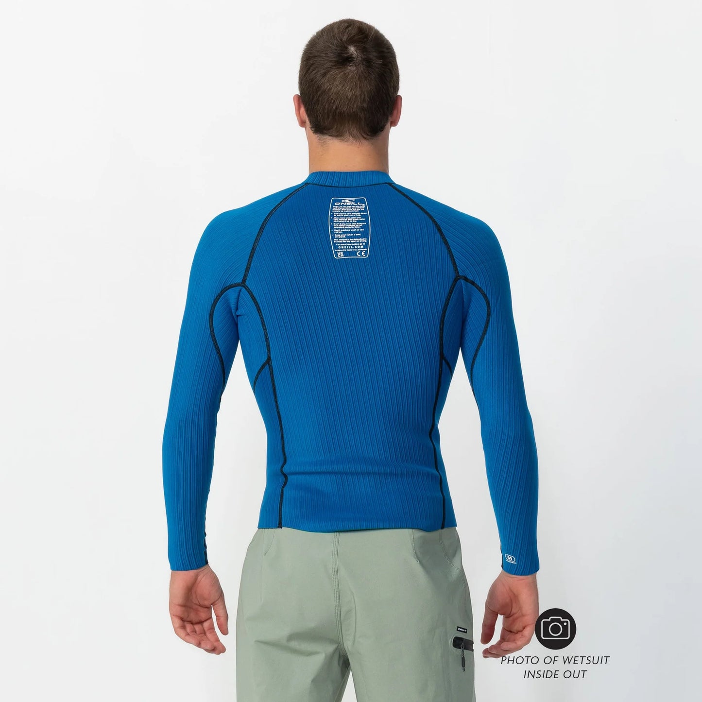 O'NEILL MENS HYPERFREAK 2MM FRONT ZIP L/SL JACKET