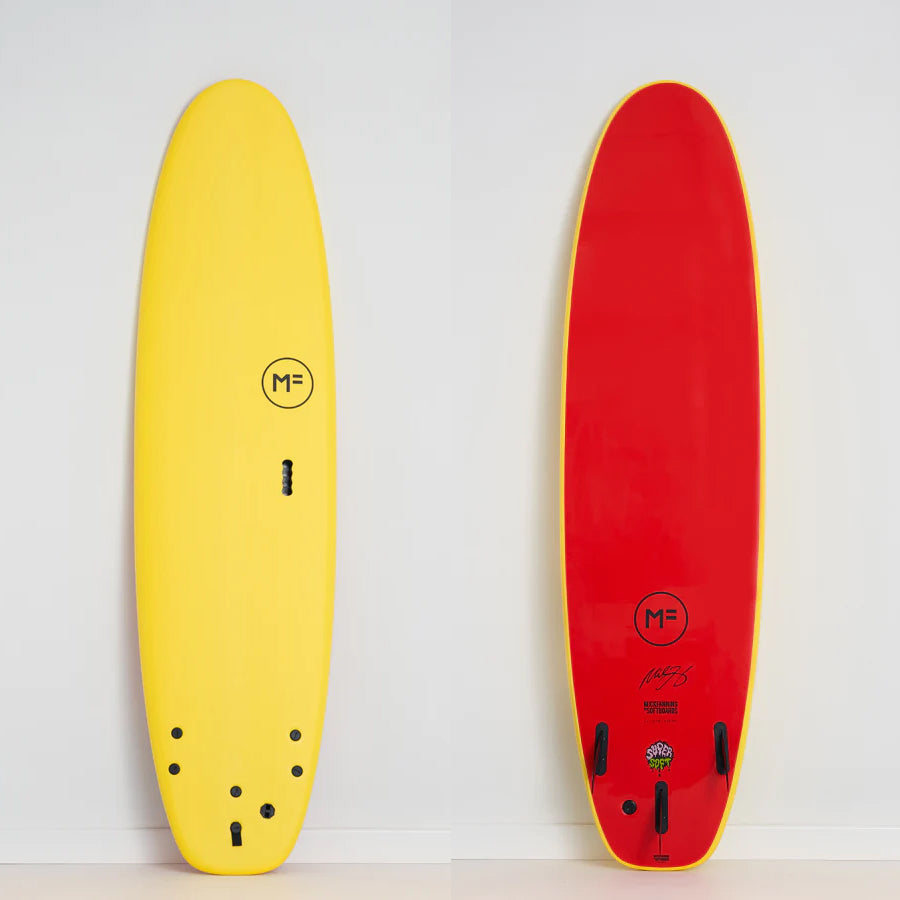 MICK FANNING BEASTIE SUPER SOFT 8'0" SUNSHINE/RED 59L