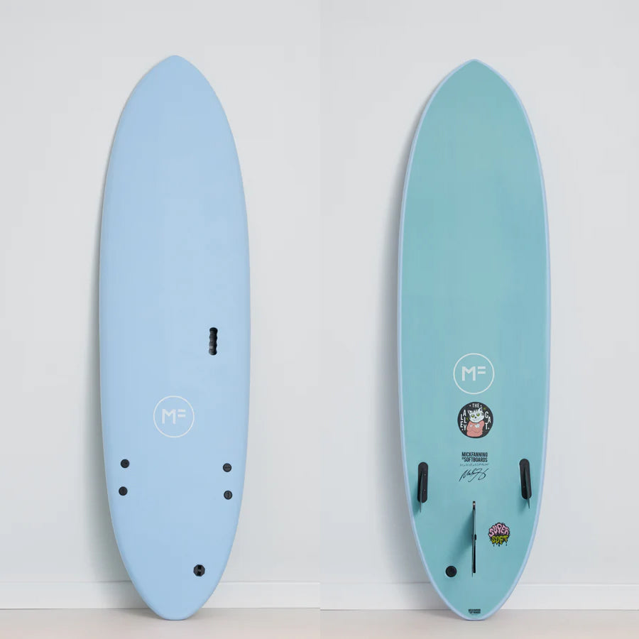 MICK FANNING ALLEY CAT SUPER SOFT 8'6" SKY/TEAL 63.79L