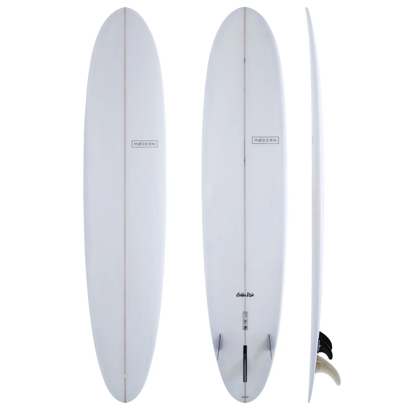 MODERN GOLDEN RULE 9'6" PU FCS II 82.7L - CLEAR