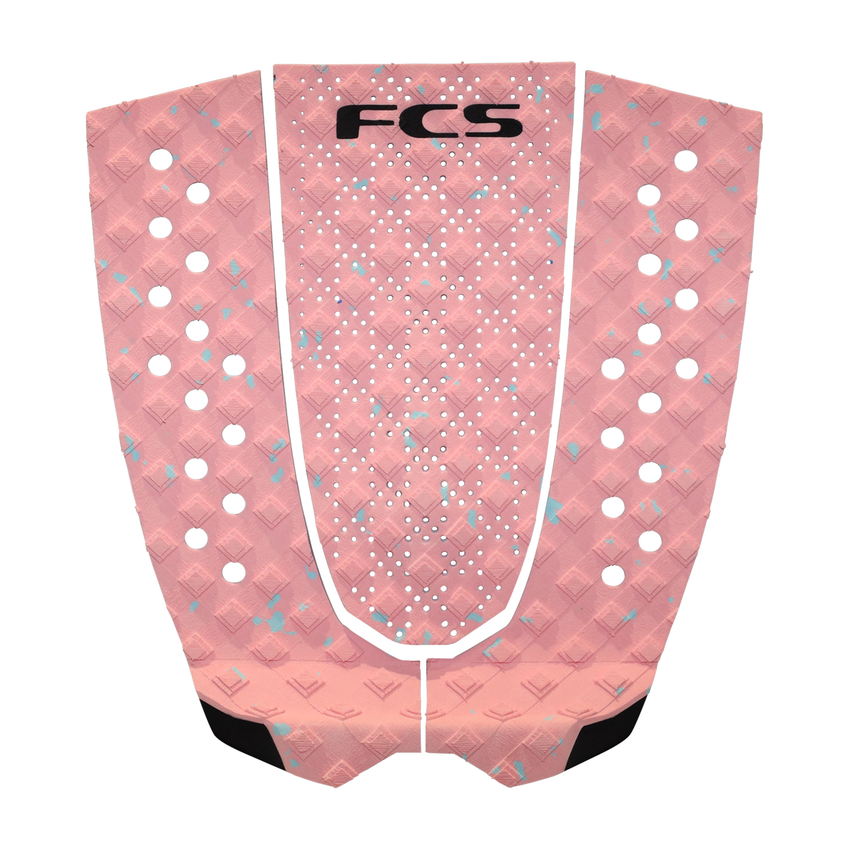 FCS T-3 SMALL ECO 3PC GRIP/TRACTION - PINK TEAL FLECK