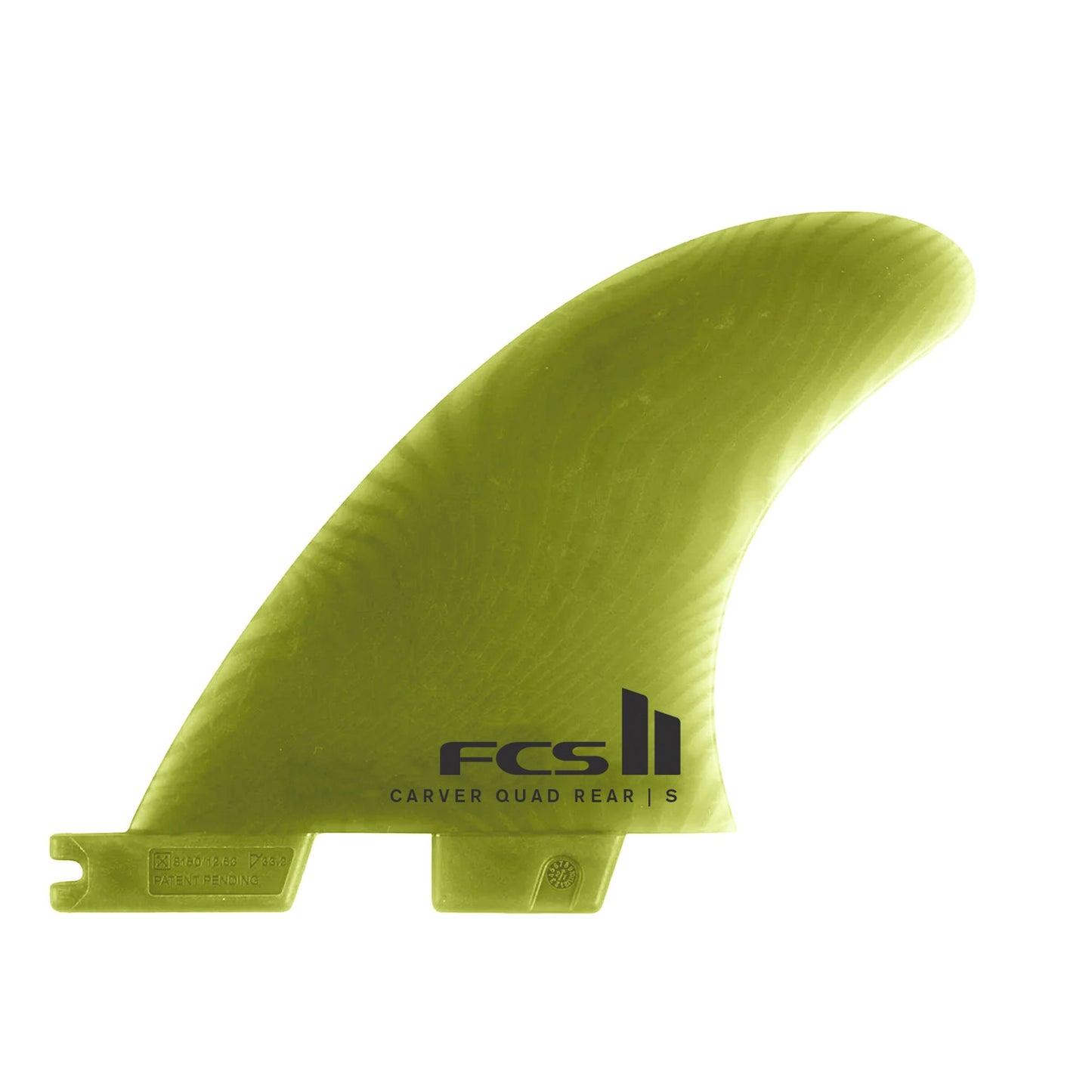 FCS II CARVER NEO GLASS QUAD REAR (2 FIN) S/M - EUCALYPTUS