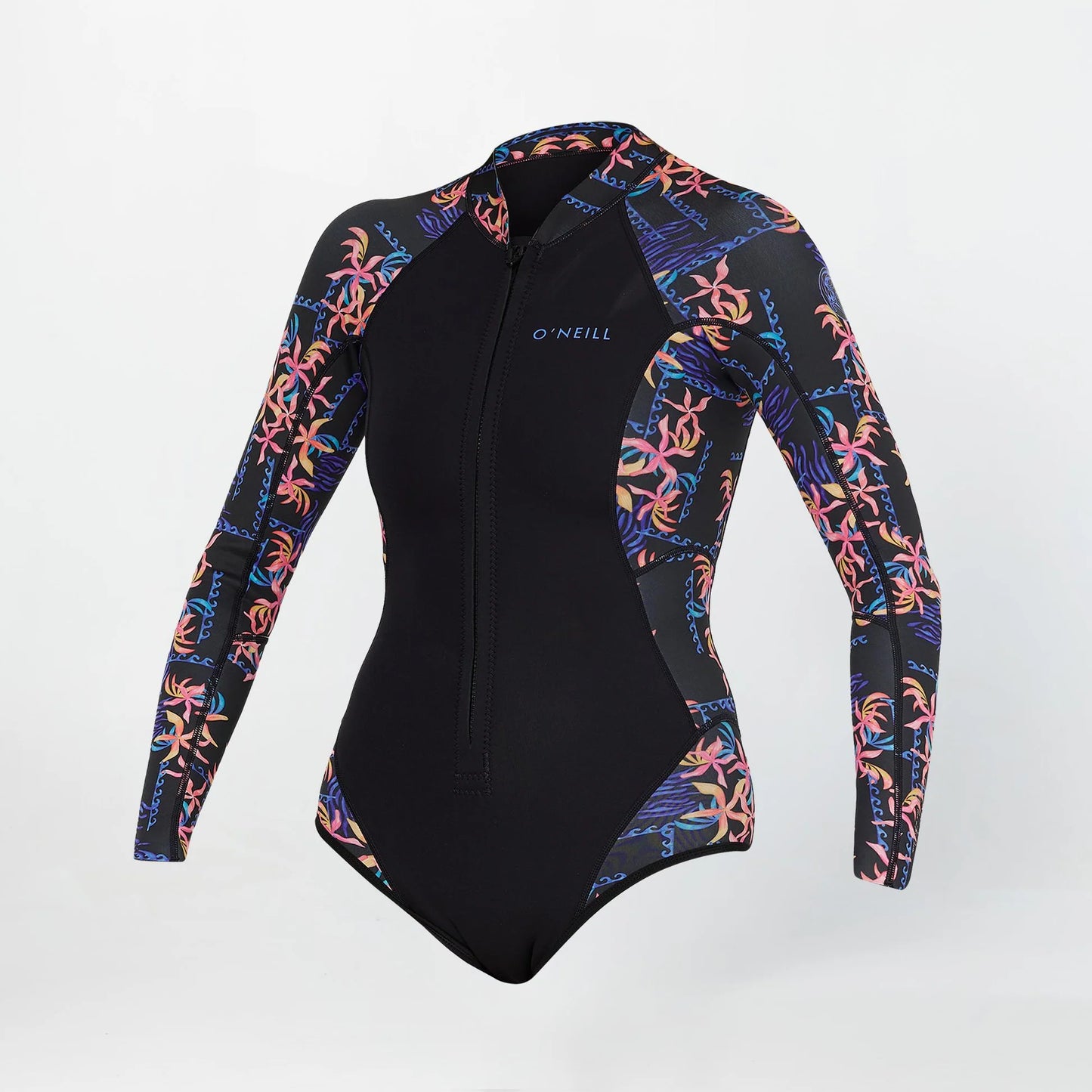 O'NEILL WMNS BAHIA FZ 2MM LS CHEEKY SPRING - TROPIC TEXTA