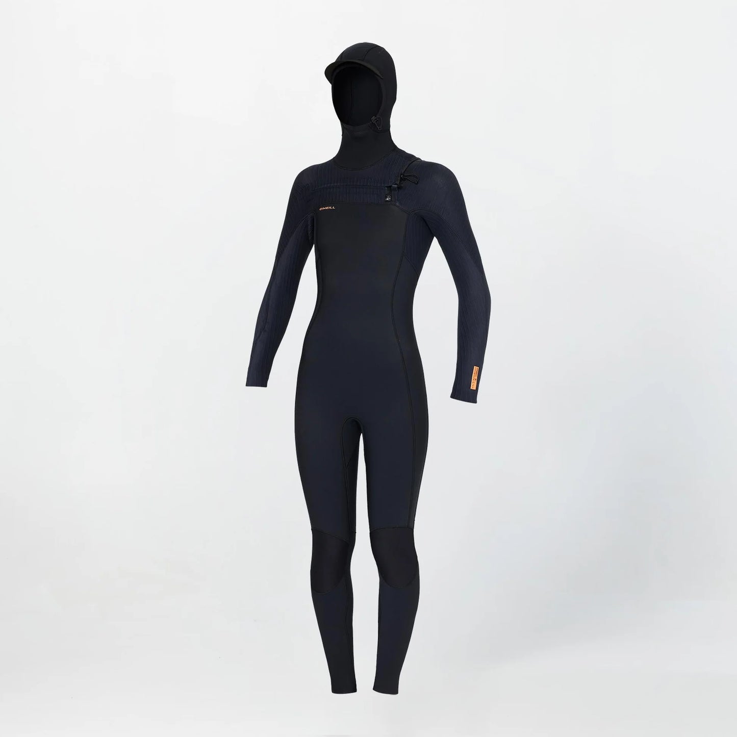 O'NEILL WMNS HYPERFREAK 5/4+MM CZ FULL W/HOOD - BLACK