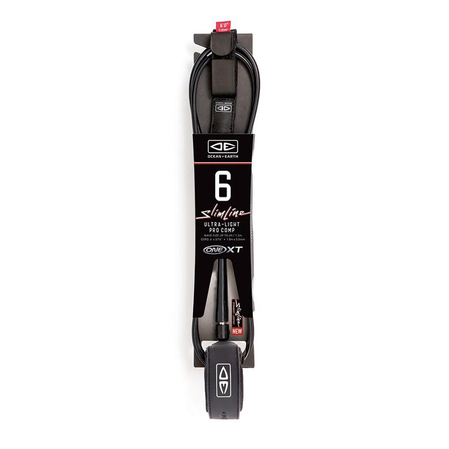 O&E ONE XT SLIM LINE PRO COMP LEASH 6'0"