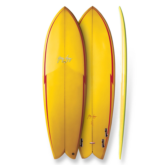 GERRY LOPEZ SOMETHING FISHY 6'4"  YELLOW 44.2L
