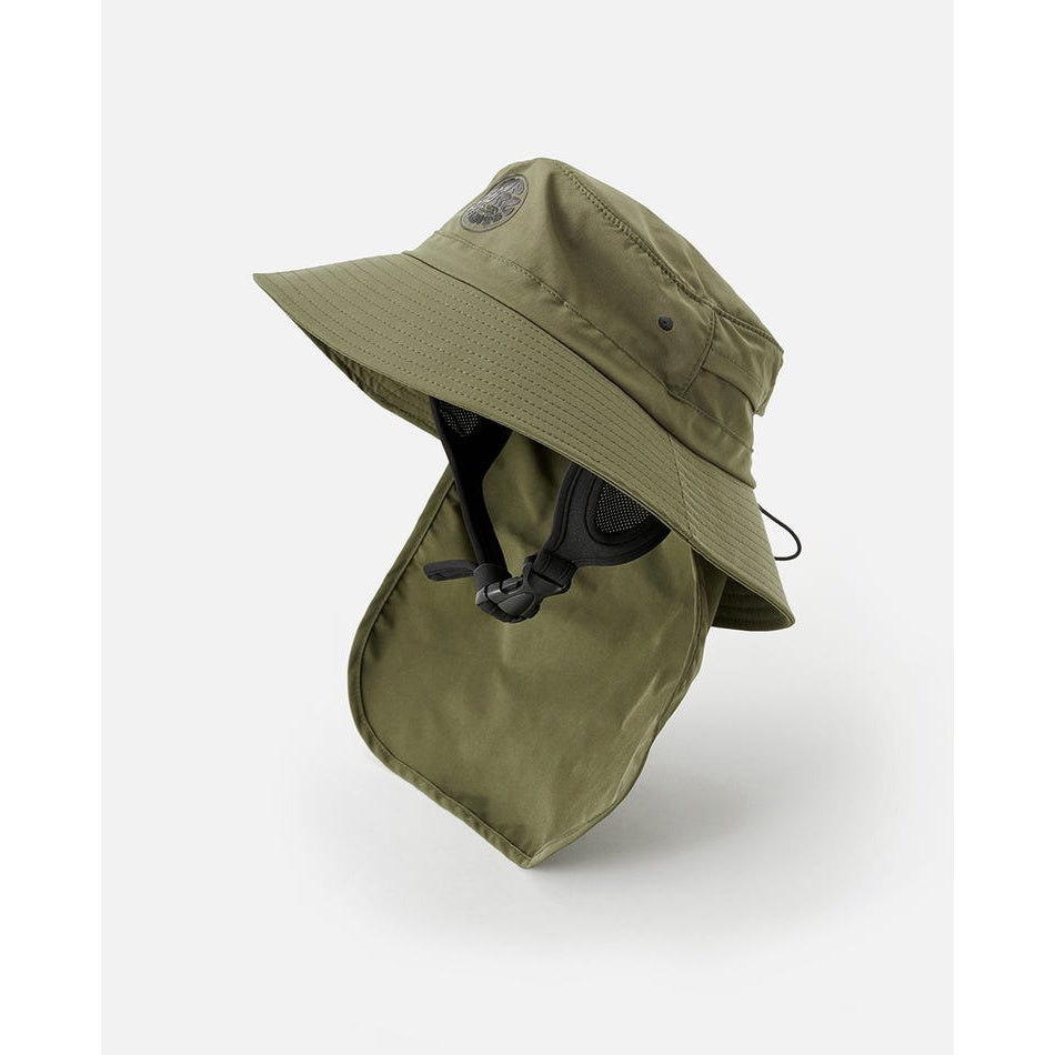 RIP CURL SURF SERIES BUCKET HAT DARK OLIVE