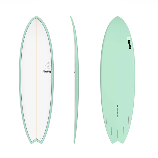 TORQ MOD FISH 5'11" SEA GREEN/PINLINE 33.2L