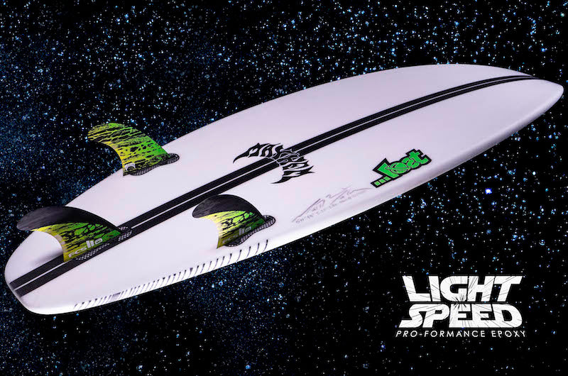 ...LOST DRIVER 2.0 BRO 6'1" LIGHTSPEED EPOXY FCS II