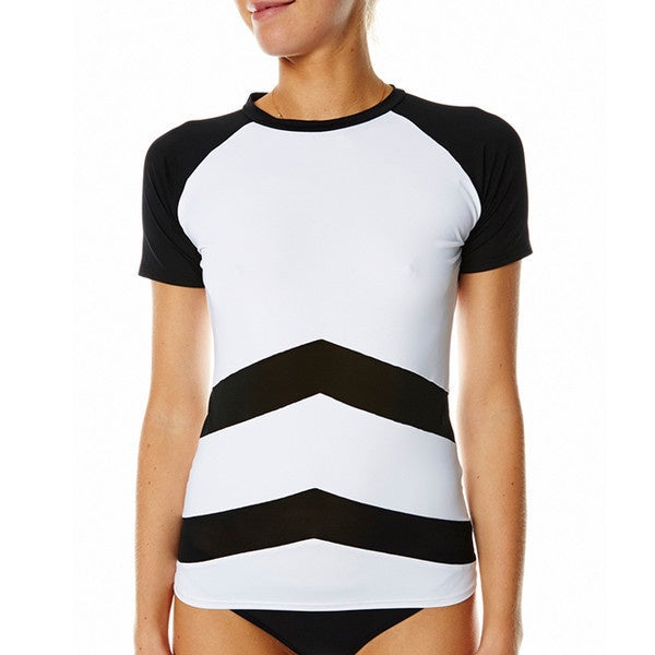 O'NEILL WMNS S/S UV TEE Black/White