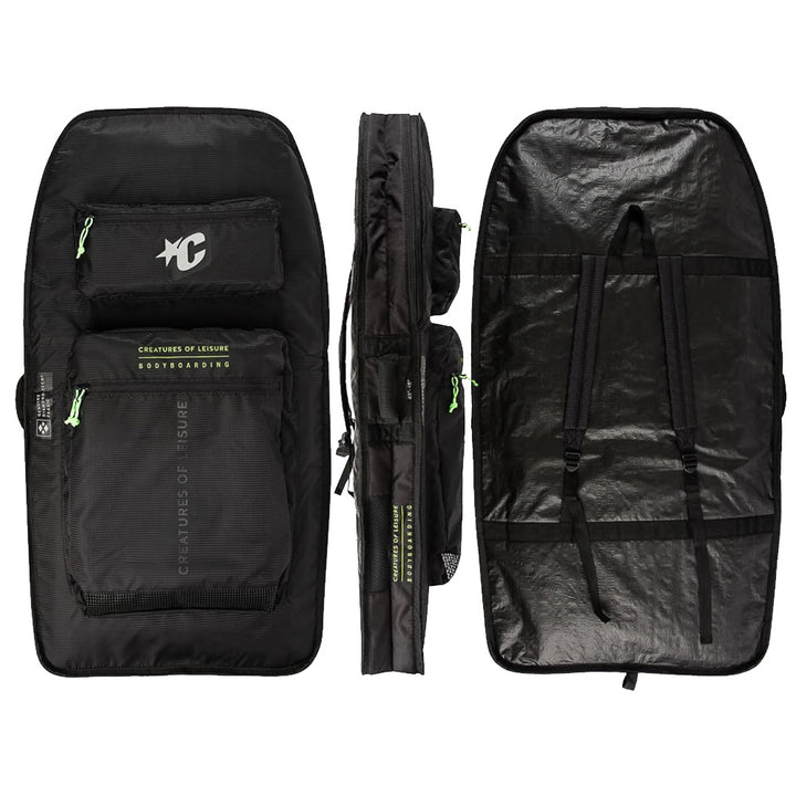CREATURES BODYBOARD DOUBLE - BLACK/CITRUS