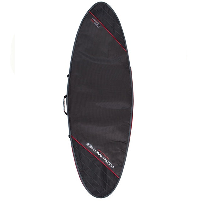 O&E COMPACT DAY FISH BLACK/RED