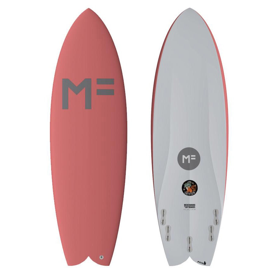 MICK FANNING SOFTBOARD CATFISH 5'10" 37L - MERLOT