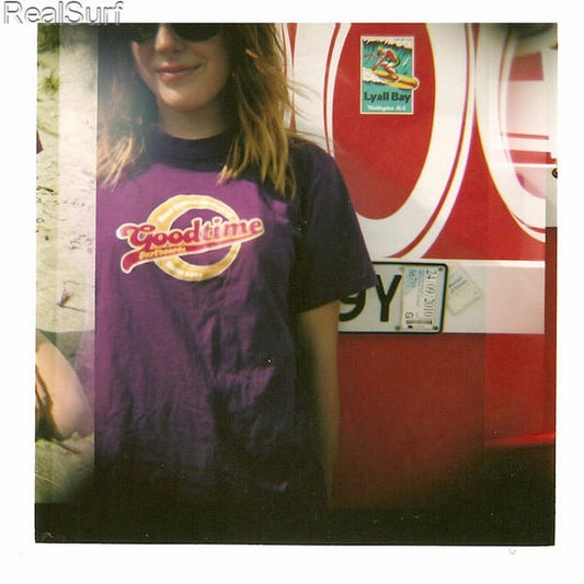 Retro GOODTIME T-Shirt - Purple