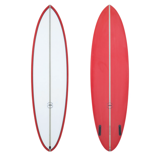 ALOHA TWIN PIN PU FUTURES RED 7'4" 47.96L