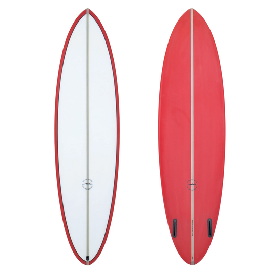 ALOHA TWIN PIN PU FUTURES RED 7'4" 2023