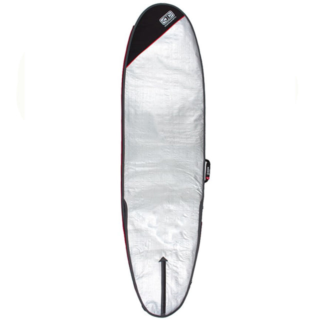 O&E COMPACT DAY LONGBOARD COVER BLACK/RED