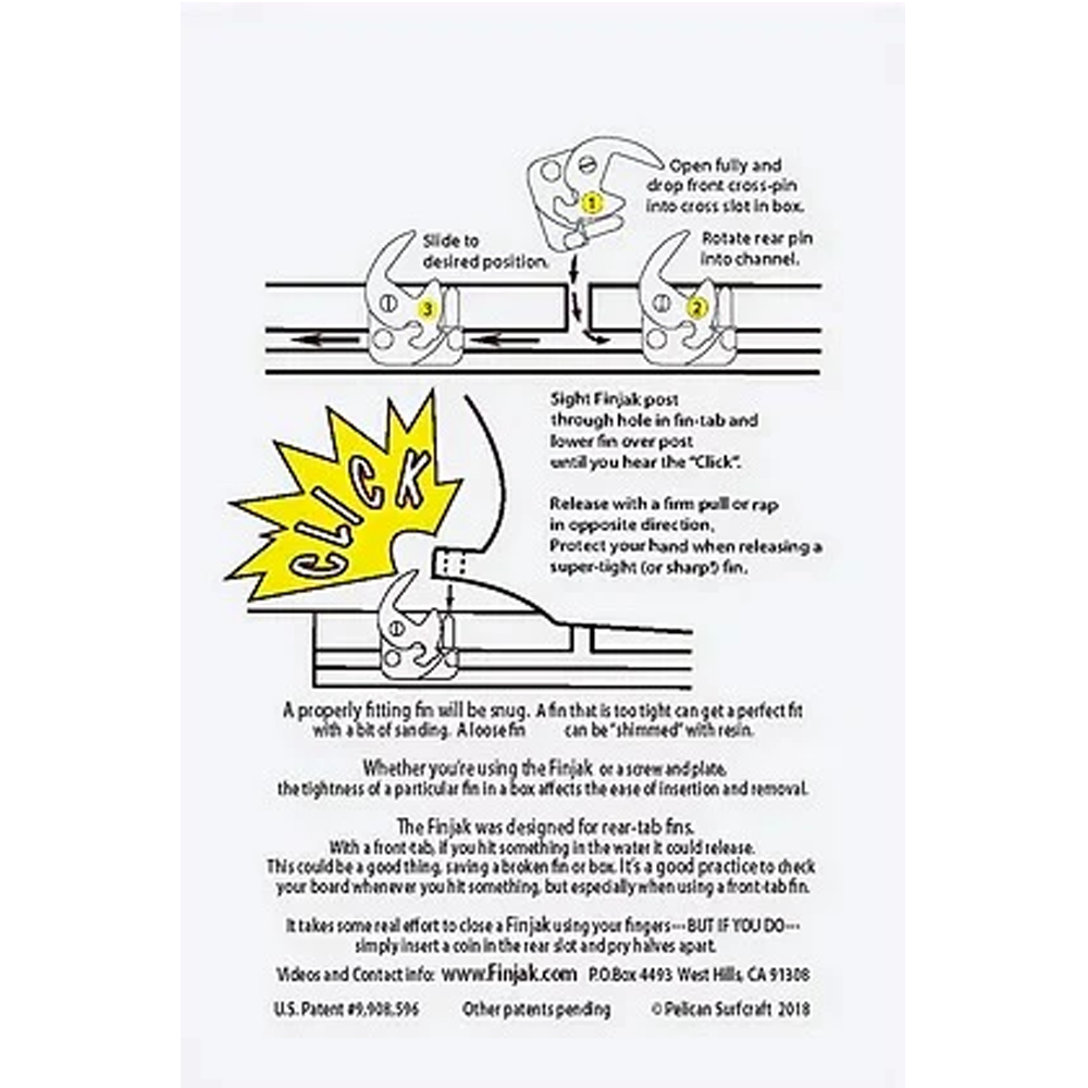 FINJAK TOOL FREE FIN SYSTEM