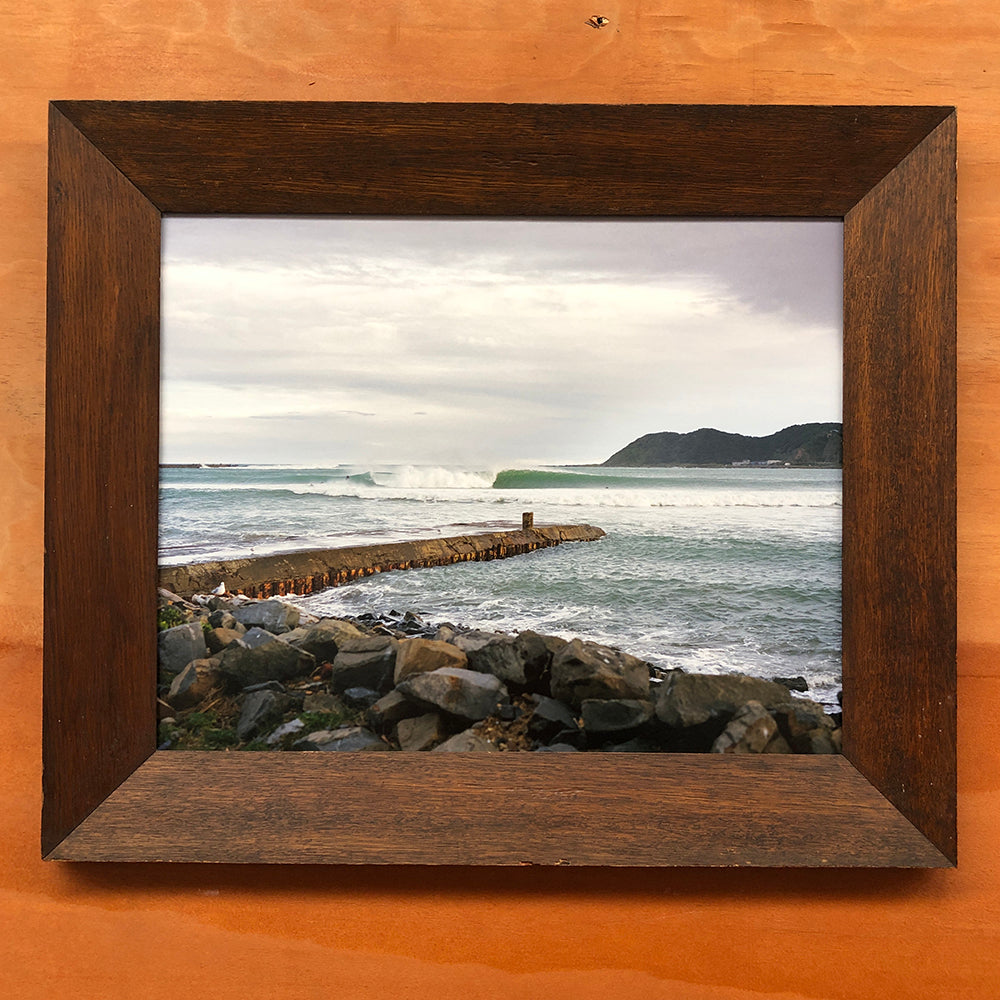 LOCAL BEACH BREAK - FRAMED PRINT