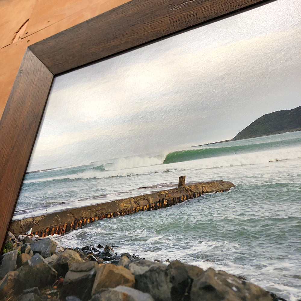 LOCAL BEACH BREAK - FRAMED PRINT