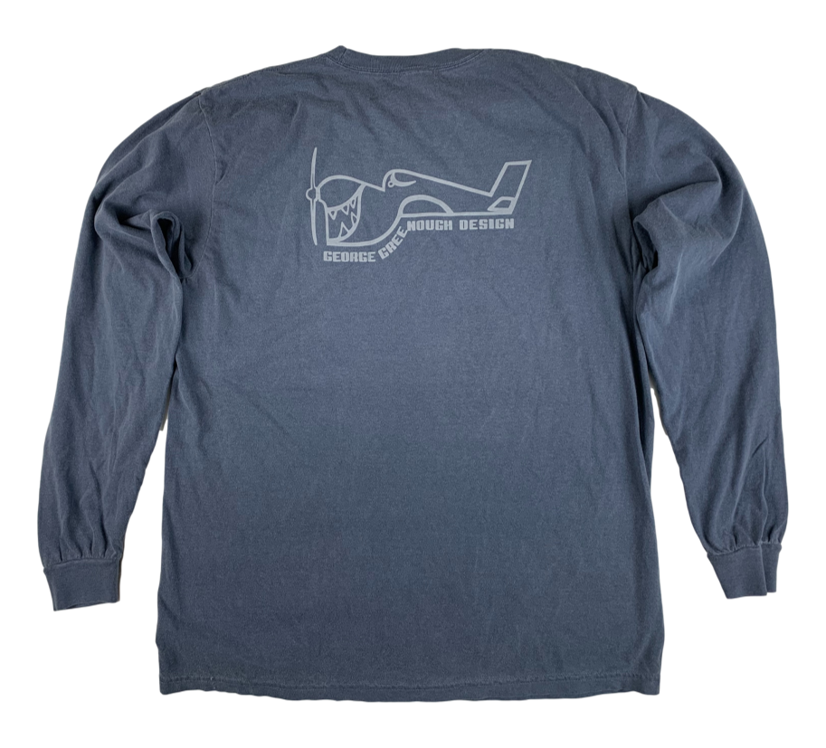 TRUE AMES GREENOUGH AIRPLANE LONG SLEEVE TEE