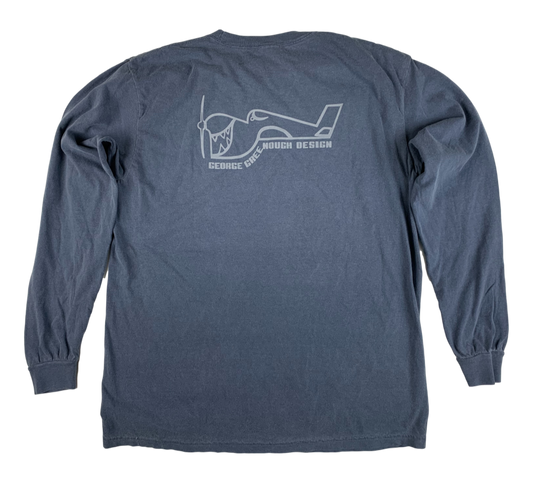 TRUE AMES GREENOUGH AIRPLANE LONG SLEEVE TEE