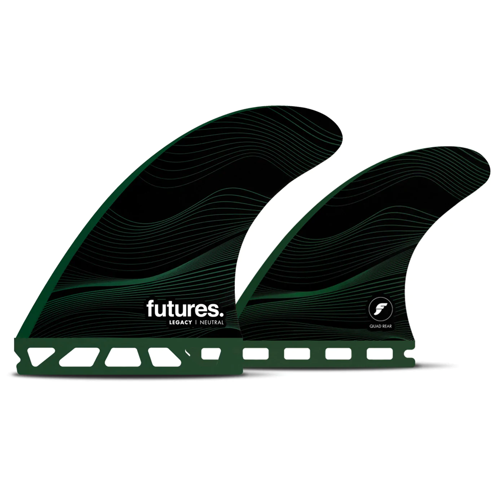 FUTURES LEGACY F8 HONEYCOMB QUAD L GREEN