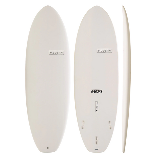 MODERN HIGHLINE ES 5'8" FCS II 32.4L - WHITE