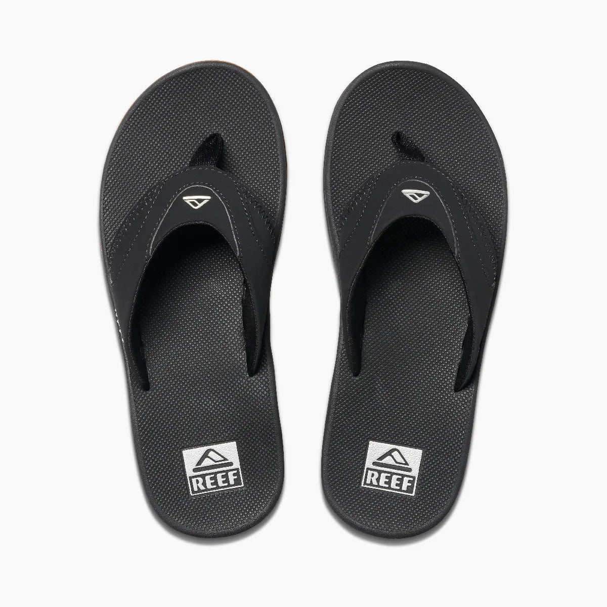 REEF FANNING SANDAL - BLACK/SILVER