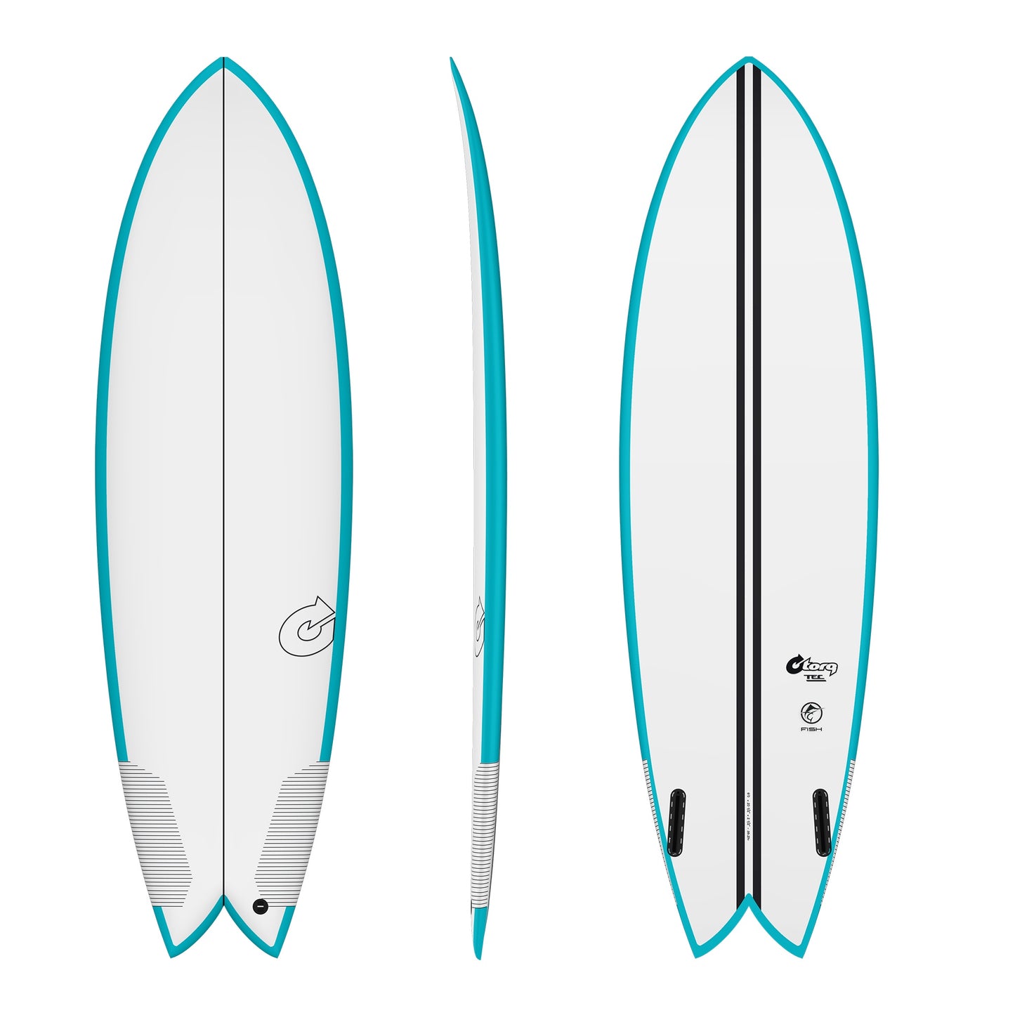 TORQ TEC FISH TWIN TECHNICOLOUR 5'8" 2022