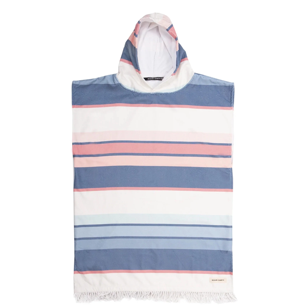 O&E YOUTH SUNKISSED LIGHTWEIGHT HOODED PONCHO