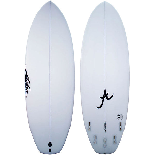 Aloha surfboard black panda ecoskin 5'6” | nate-hospital.com