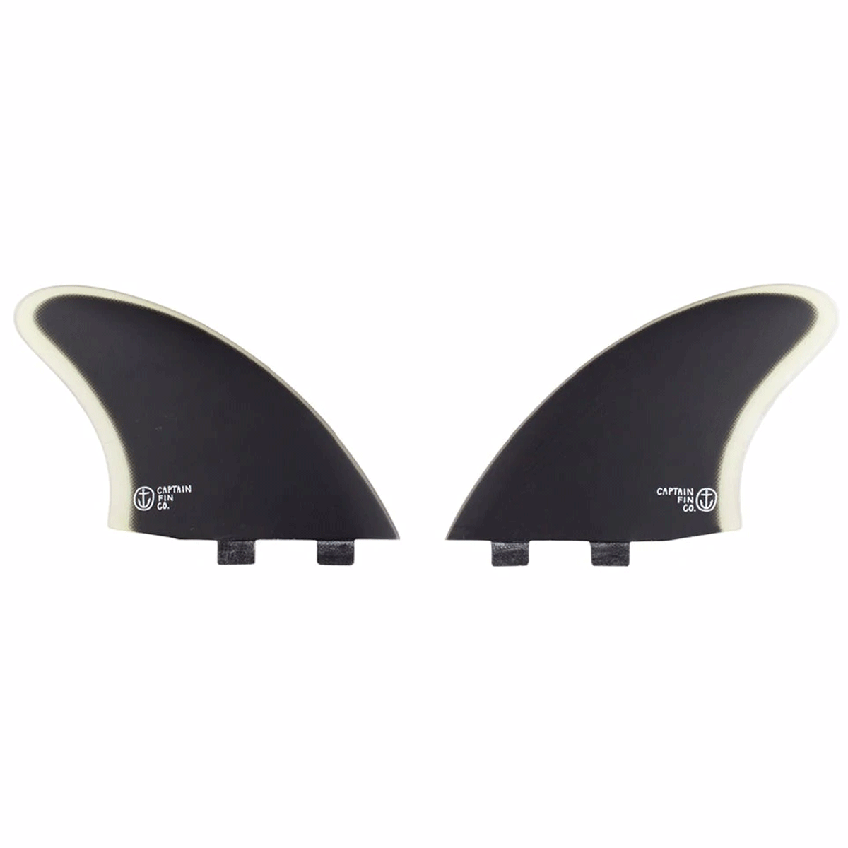 CAPTAIN FIN CF KEEL DOUBLE TAB BLACK