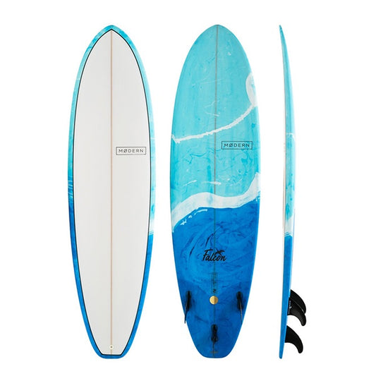 MODERN FALCON 6'8" BLUE SWIRL TINT P.U. FCS II