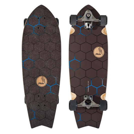 SLIDE FISH HEXLITE 32" SURF TRAINER SKATEBOARD