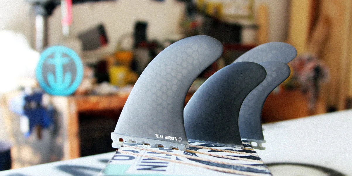 CAPTAIN FIN TYLER WARREN QUAD FUTURES SET