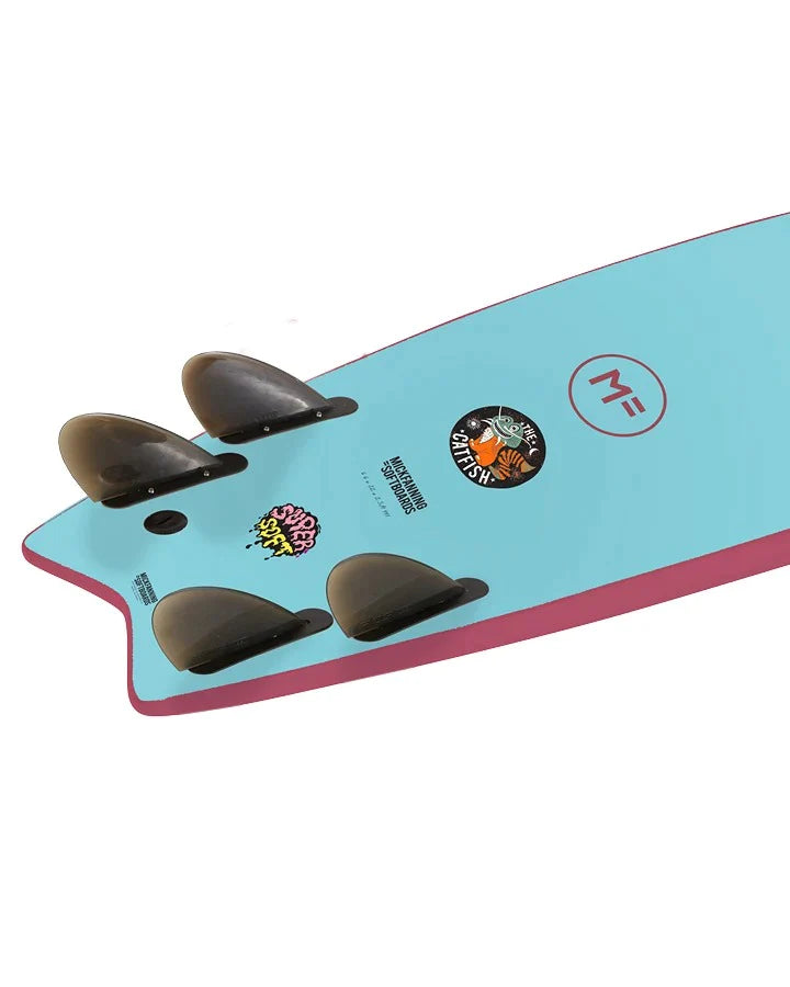 MICK FANNING SOFTBOARD CATFISH 5'10" 37L - MERLOT