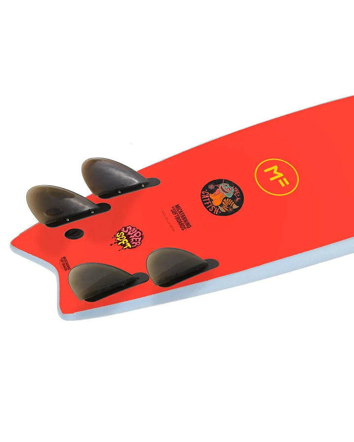 MICK FANNING SOFTBOARD CATFISH 5'10" 37L - MERLOT