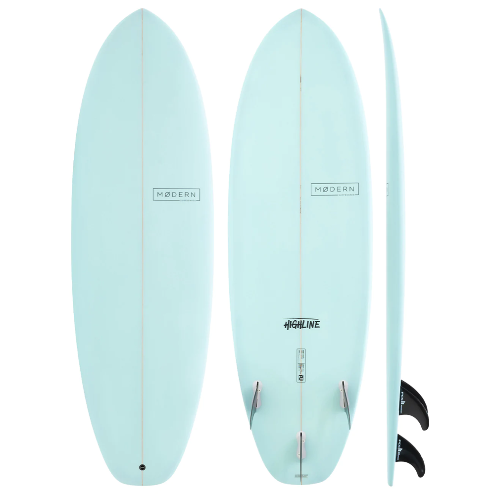 MODERN HIGHLINE 6'8" PU SEA GREEN