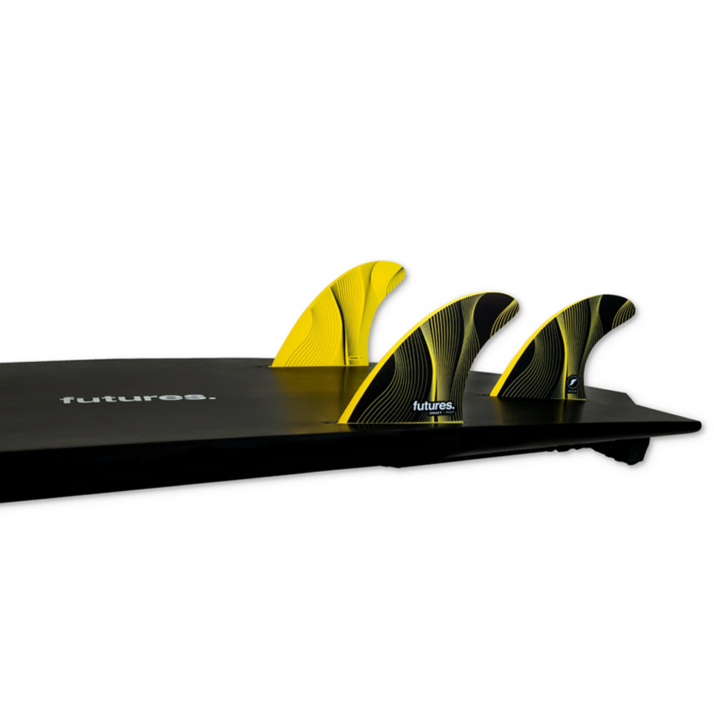 FUTURES LEGACY P8 HONEYCOMB TRI L - YELLOW