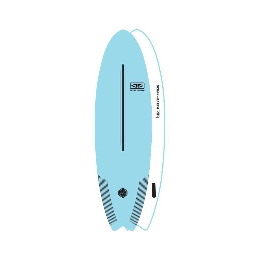 O&E EZI RIDER SOFTBOARD 5'6 40L