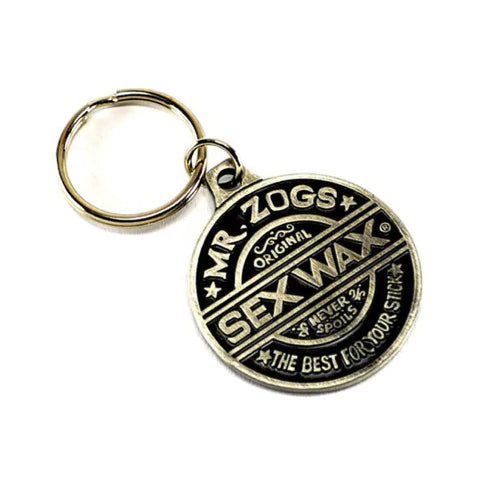 SEX WAX PEWTER KEY RING