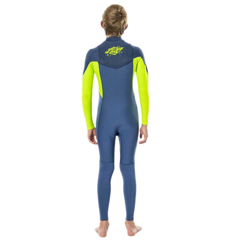 RIP CURL JNR DAWN PATROL PERFORMANCE 3/2MM CZ 2022 RETRO LIME/BLUE
